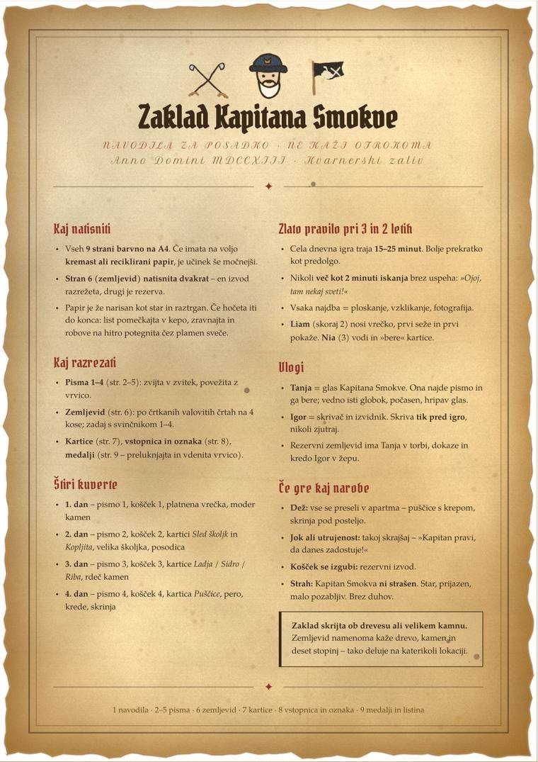 Stran 1 tiskovnega kompleta